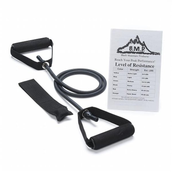Black Mountain Products Black Mountain Products Black Stackable Band 15 - 20 lbs Single Stackable Resistance Band; Black Black Stackable Band